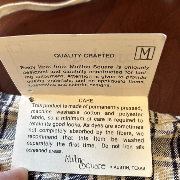 Vintage Angel Plaid Apron with‎ Pocket Kitchen Cooking Baking Hostess - Picture 9 of 11